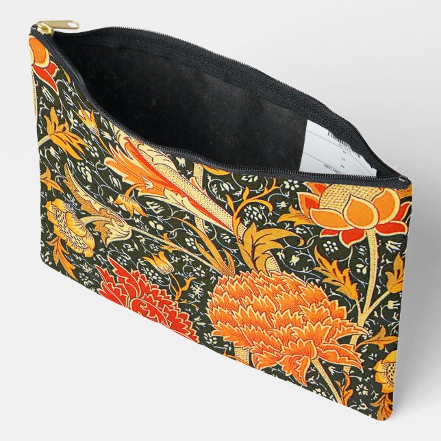 William Morris Cray Wallpaper Pattern Zubehörtasche (Offen)