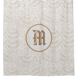 William Morris CUSTOM INITIAL SHOWER CURTAIN Duschvorhang