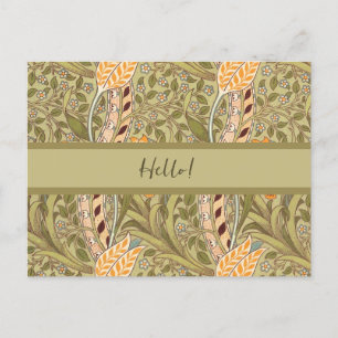 William Morris Daffodil Garden Blume Classic Bota Feiertagspostkarte