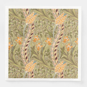 William Morris Daffodil Garden Blume Classic Bota Serviette