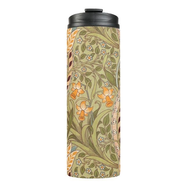 William Morris Daffodil Garden Blume Classic Bota Thermosbecher (Vorderseite)