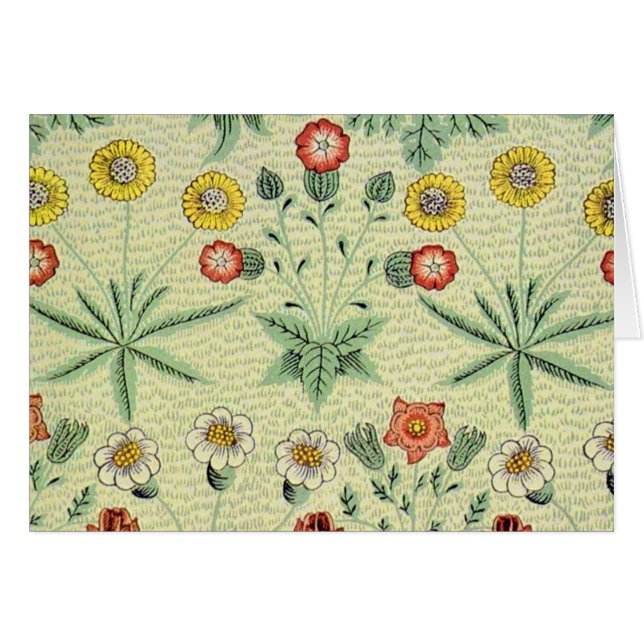 William Morris Daisy Floral Fond d'écran Motif (Devant horizontal)