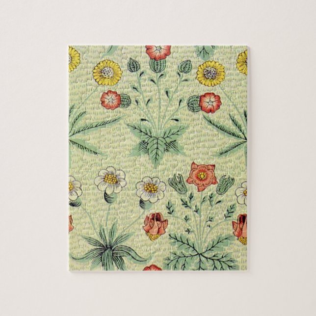 William Morris Daisy Floral Wallpaper Pattern (Vertikal)