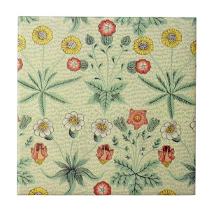 William Morris Daisy Floral Wallpaper Pattern Fliese