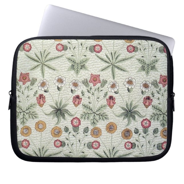 William Morris Daisy Floral Wallpaper Pattern Laptopschutzhülle (Vorderseite)
