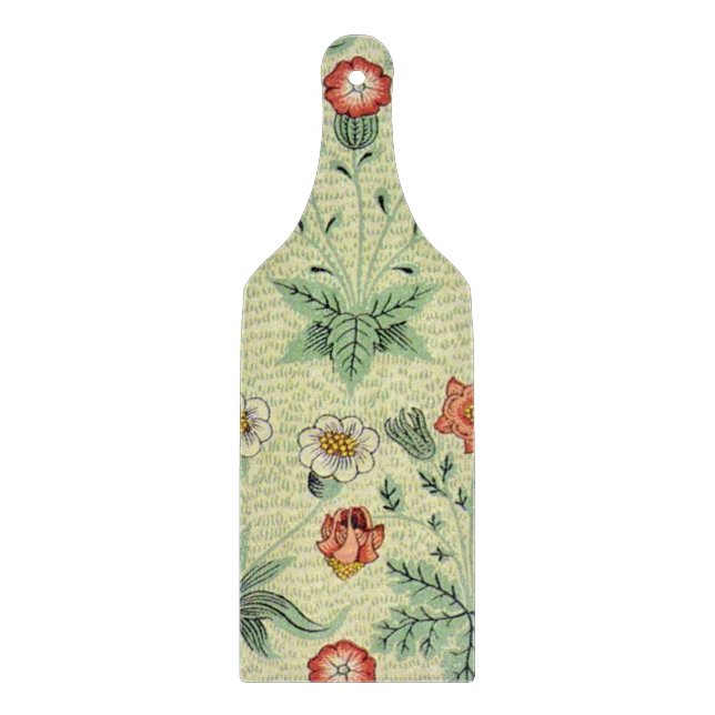 William Morris Daisy Floral Wallpaper Pattern Schneidebrett (Vorderseite)