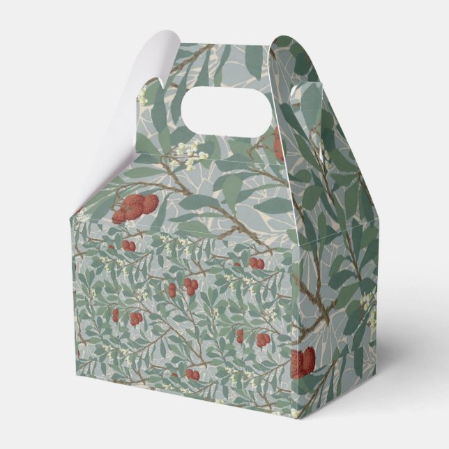 William Morris Decorative Art Arbutus Pattern Geschenkschachtel (Vorderseite)