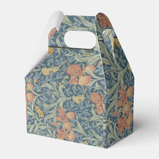 William Morris Decorative Art Iris Pattern Geschenkschachtel (Vorderseite)