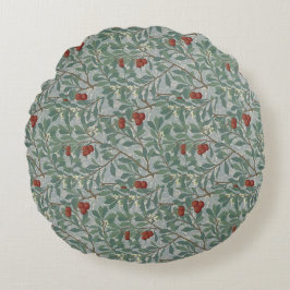 William Morris Dekorative Kunst Arbutus-Muster Rundes Kissen