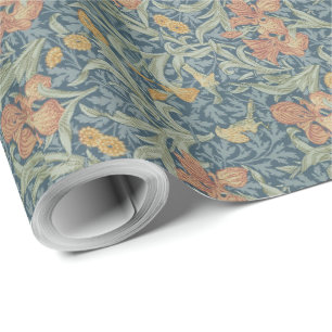 William Morris Dekorative Kunst Iris Muster Geschenkpapier