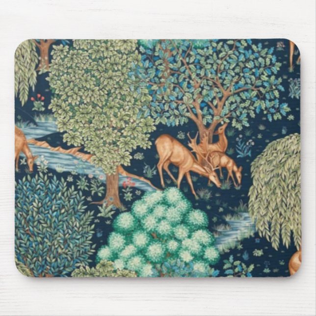 William Morris Der Bach Mousepad (Vorne)