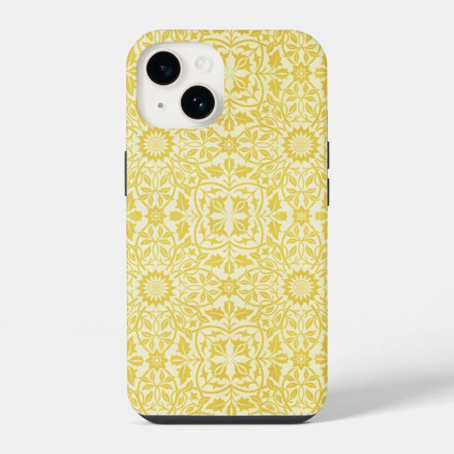 William Morris Design #8 iPhone 14 Hülle (Rückseite)