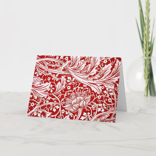 William Morris Design, Arcadia Feiertagskarte (Vorderseite)