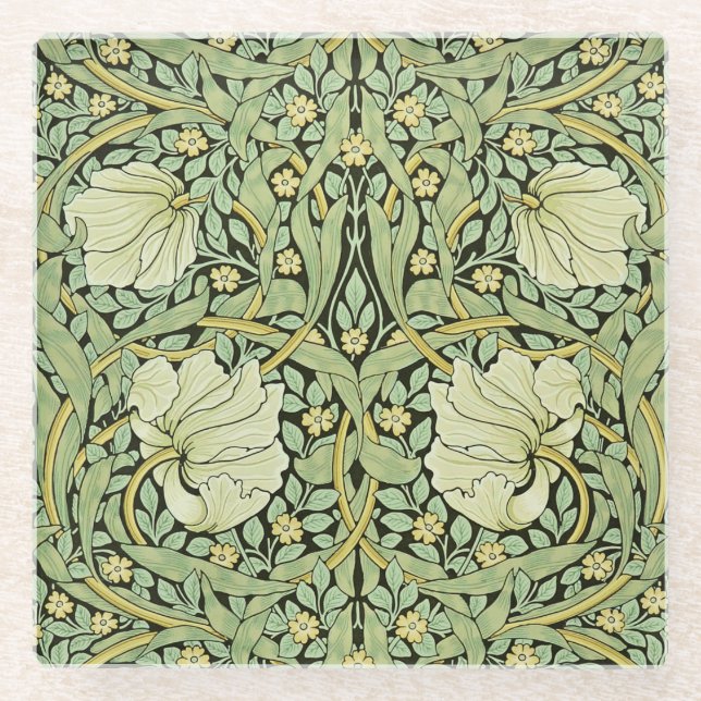 William Morris design, Pimpernel, Glasuntersetzer (Vorderseite)
