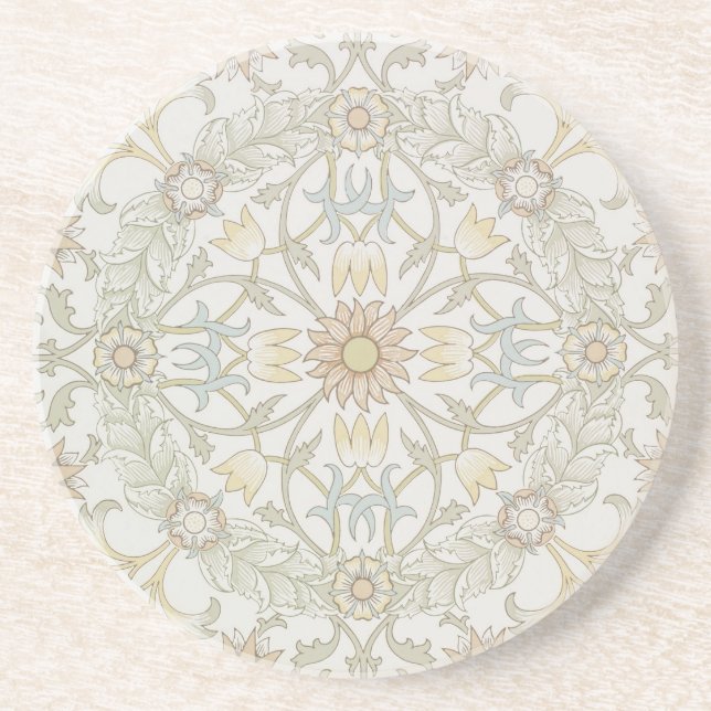 William Morris Dessous de verre Floral Sandstone (Devant)