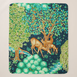 William Morris Dez. von einer Brook Tapestry Print Sherpadecke