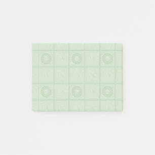 William Morris Diaper Grünes Fliesenmuster Post-it Klebezettel