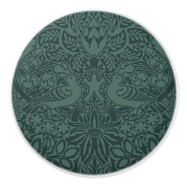 William Morris' Dove and Rose Keramik Knob Keramikknauf (Vorderseite)
