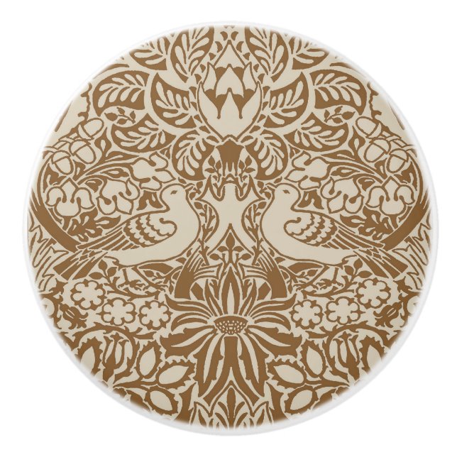 William Morris' Dove and Rose Keramik Knob Keramikknauf (Vorderseite)