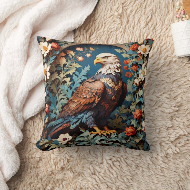 William Morris Eagle Throw Pillow Kissen (Decke)