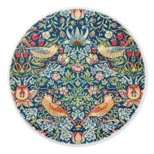 William Morris elegantes Blau  Keramikknauf