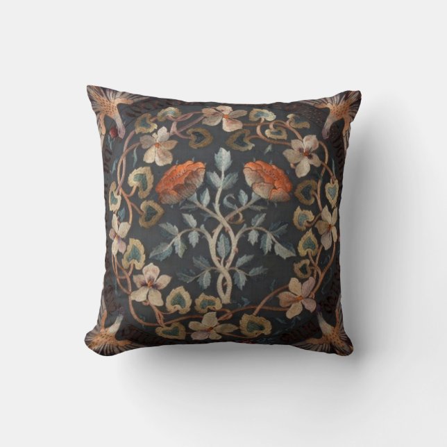 William Morris-Entwurfs-Kissen Kissen (Vorderseite)