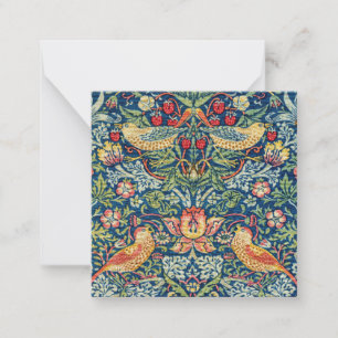 William Morris - Erdbeerdieb Mitteilungskarte