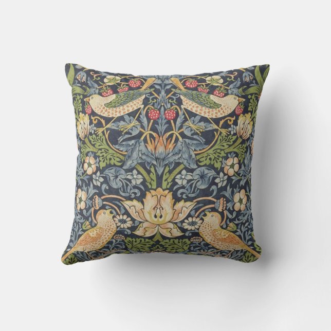 William-morris-Erdbeere-Dieb-Tapete Kissen (Rückseite)