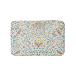 William Morris - Eule und Berries Badematte
