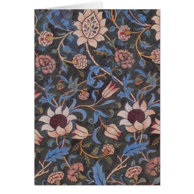 William Morris Evenlode Textile Floral Art (Devant)