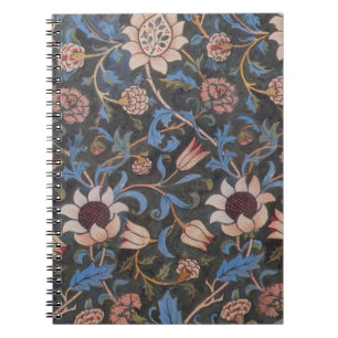 William Morris Evenlode Textile Floral Art Notizblock