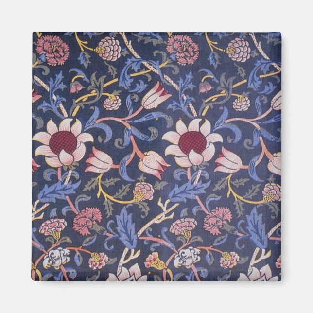 William Morris Evenlode Textile Pattern Magnet (Vorne)