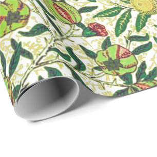 William Morris Exotic Frucht, Lemon Gelb Geschenkpapier