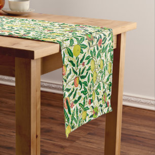 William Morris Exotic Frucht, Lemon Gelb Kurzer Tischläufer