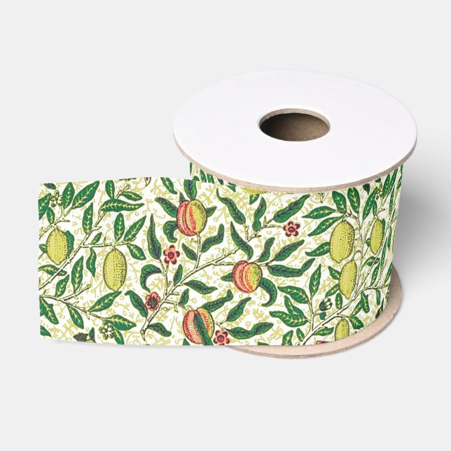 William Morris Exotic Frucht, Lemon Gelb Ripsband (Spule)