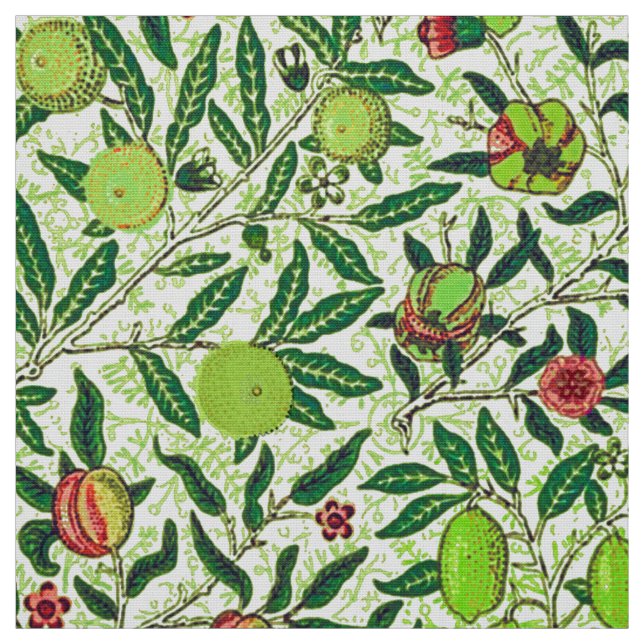 William Morris Exotic Frucht, Limette Green Stoff (Muster)