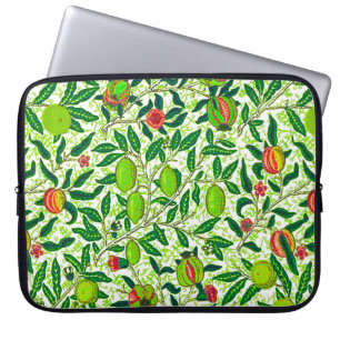 William Morris Exotic Frucht, Limettengrün Laptopschutzhülle