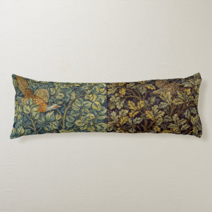 William Morris Fasan Vogel Baum Blume Seitenschläferkissen