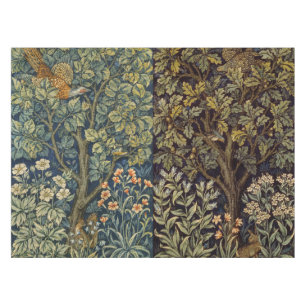 William Morris Fasan Vogel Baum Blume Tischdecke