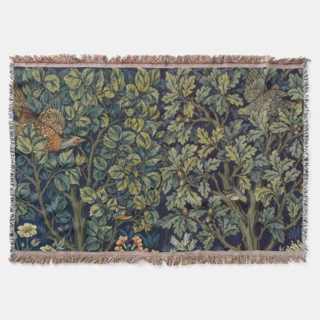 William Morris Fasan Vogel Baum Wald Decke (Vorderseite)