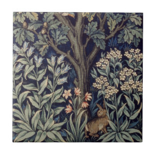 William Morris Fasan Vogel Baum Wald Fliese
