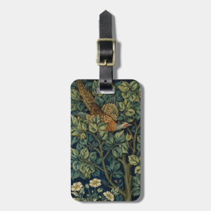William Morris Fasan Vogel Baum Wald Gepäckanhänger