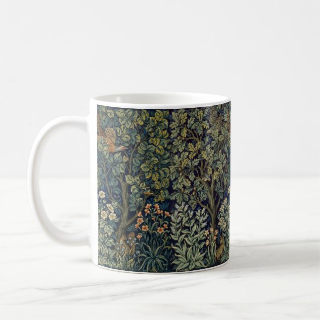William Morris Fasan Vogel Baum Wald Kaffeetasse (Links)