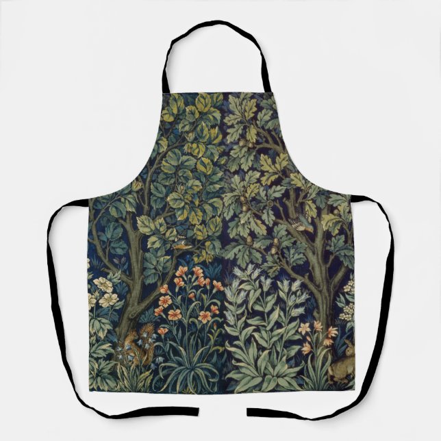 William Morris Fasan Vogel Baum Wald Schürze (Vorderseite)
