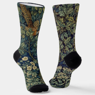William Morris Fasan Vogel Baum Wald Socken