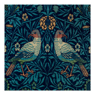 William Morris Fasanen Poster
