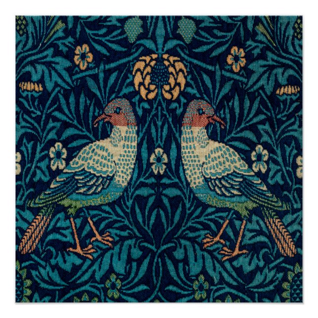 William Morris Fasanen Poster (Vorderseite)