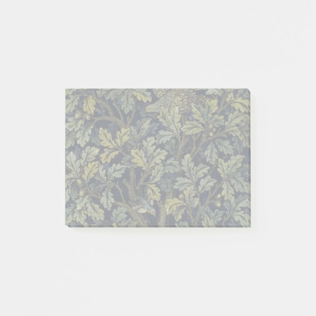 William Morris Fasanenvogel Baum Botanisch Post-it Klebezettel (Vorderseite)