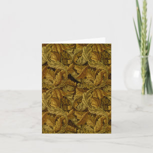 William Morris feines florales Tapetenmuster Karte