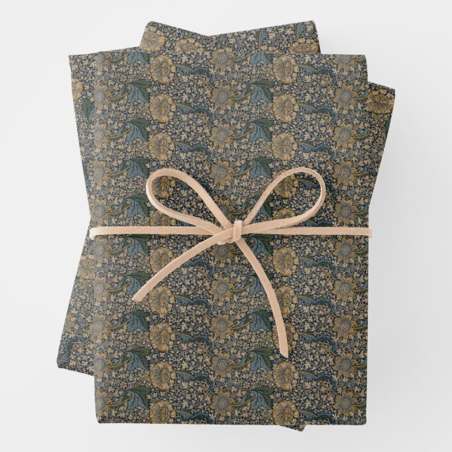 William Morris : Feuilles de papier d'enveloppemen (En situation)